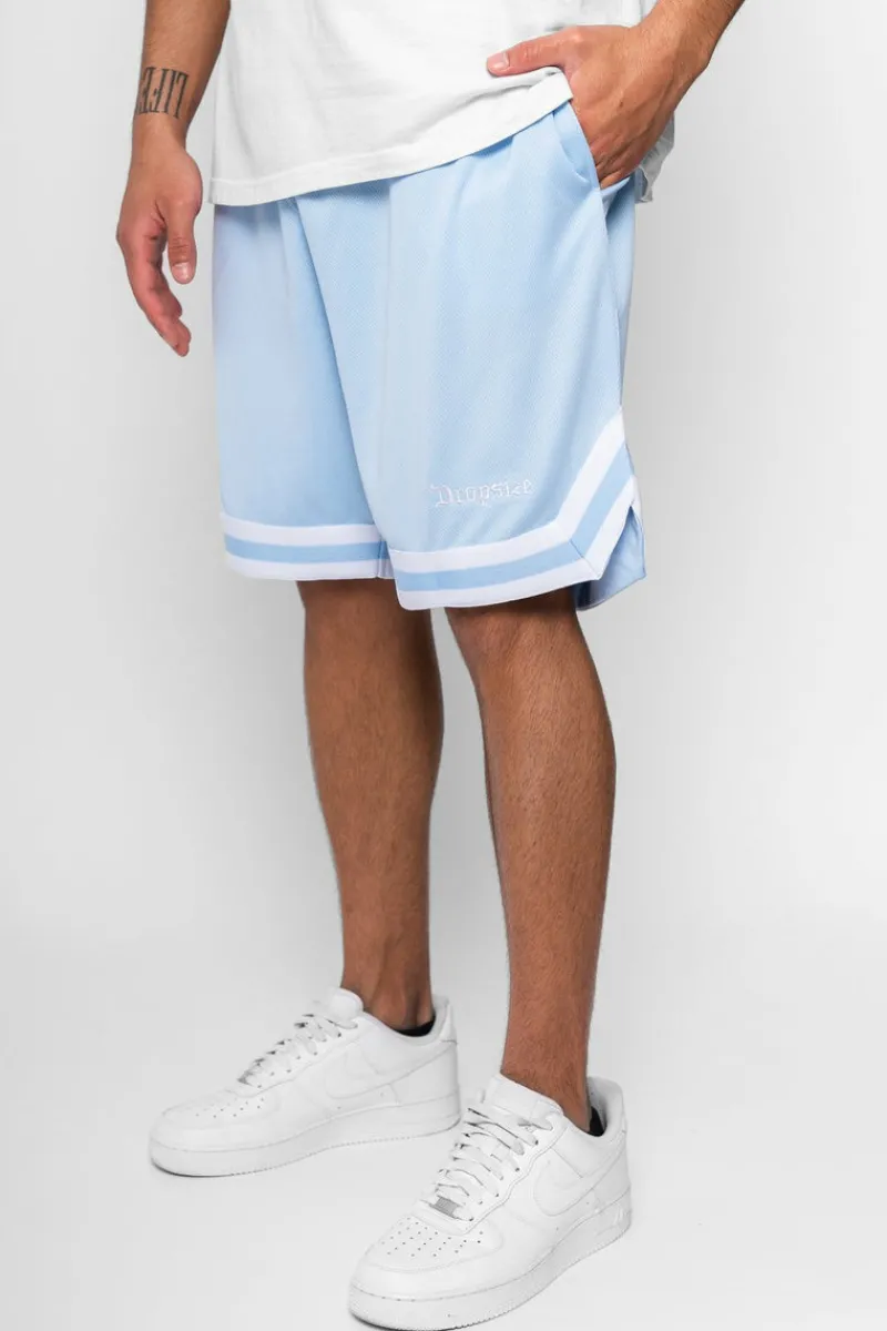 Shorts<Dropsize Logo Mesh Short Baby Blue