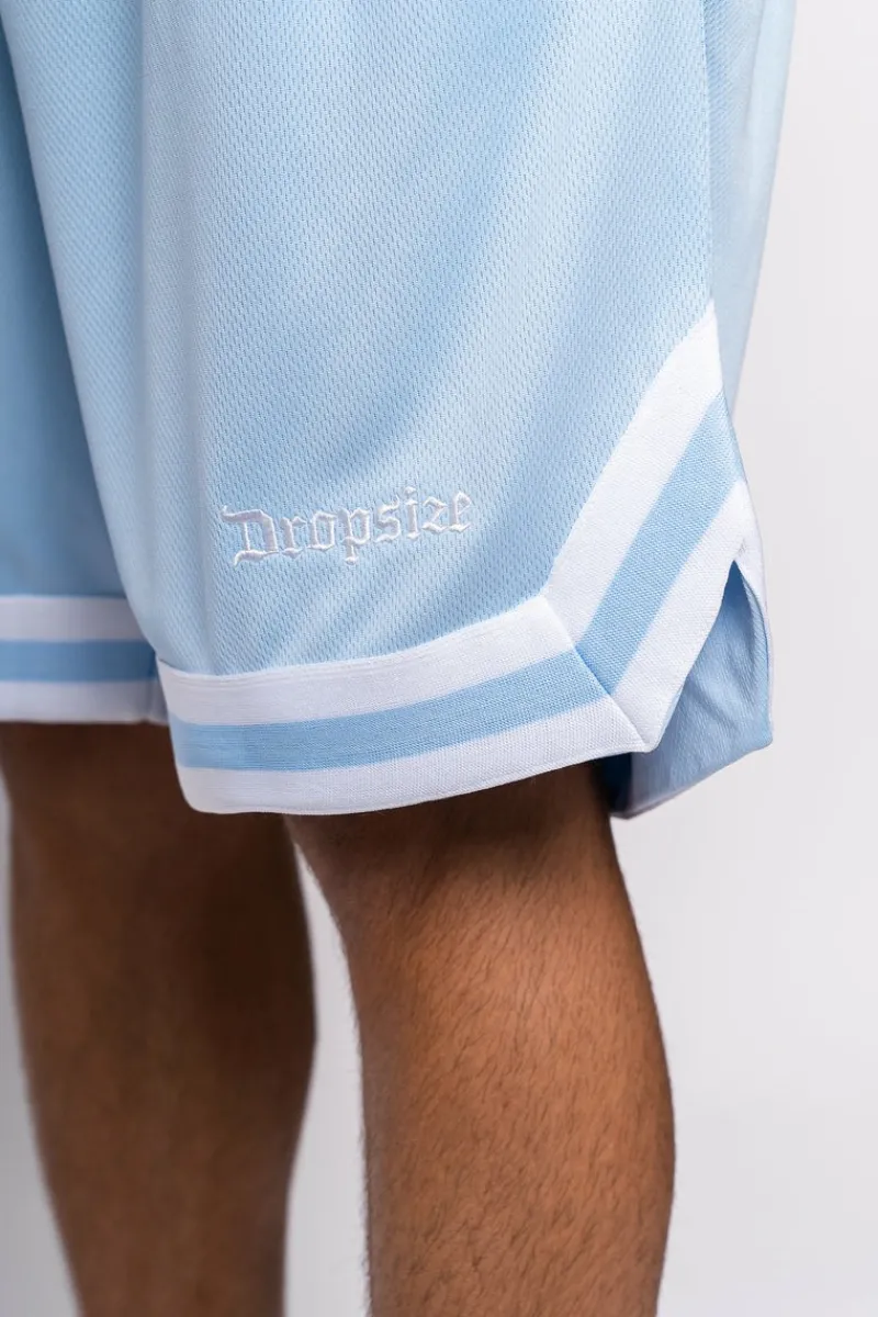 Shorts<Dropsize Logo Mesh Short Baby Blue