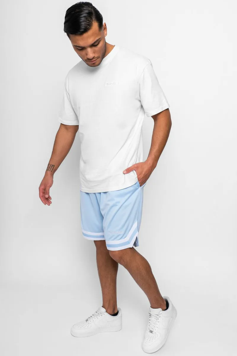 Shorts<Dropsize Logo Mesh Short Baby Blue