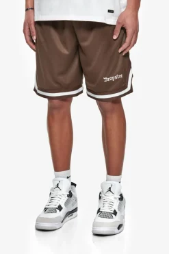 Shorts<Dropsize Logo Mesh Short Chocolate Brown