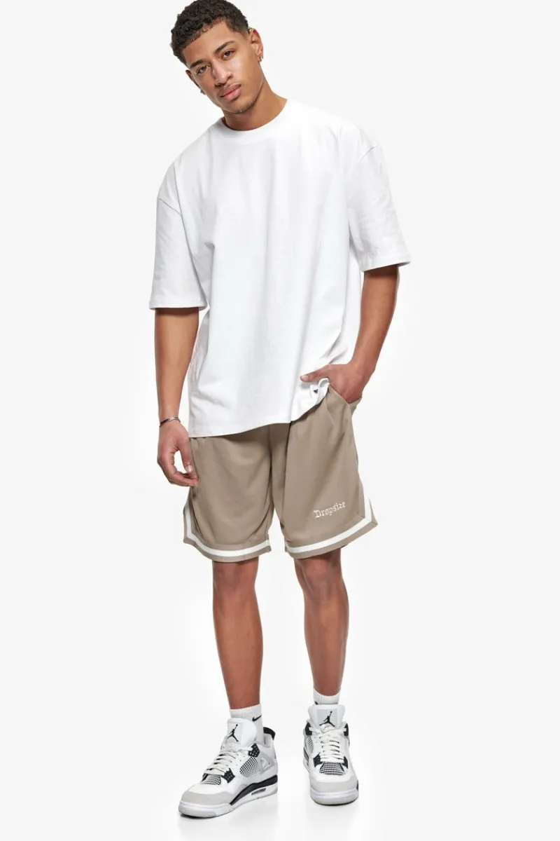 Shorts<Dropsize Logo Mesh Short Simply Taupe