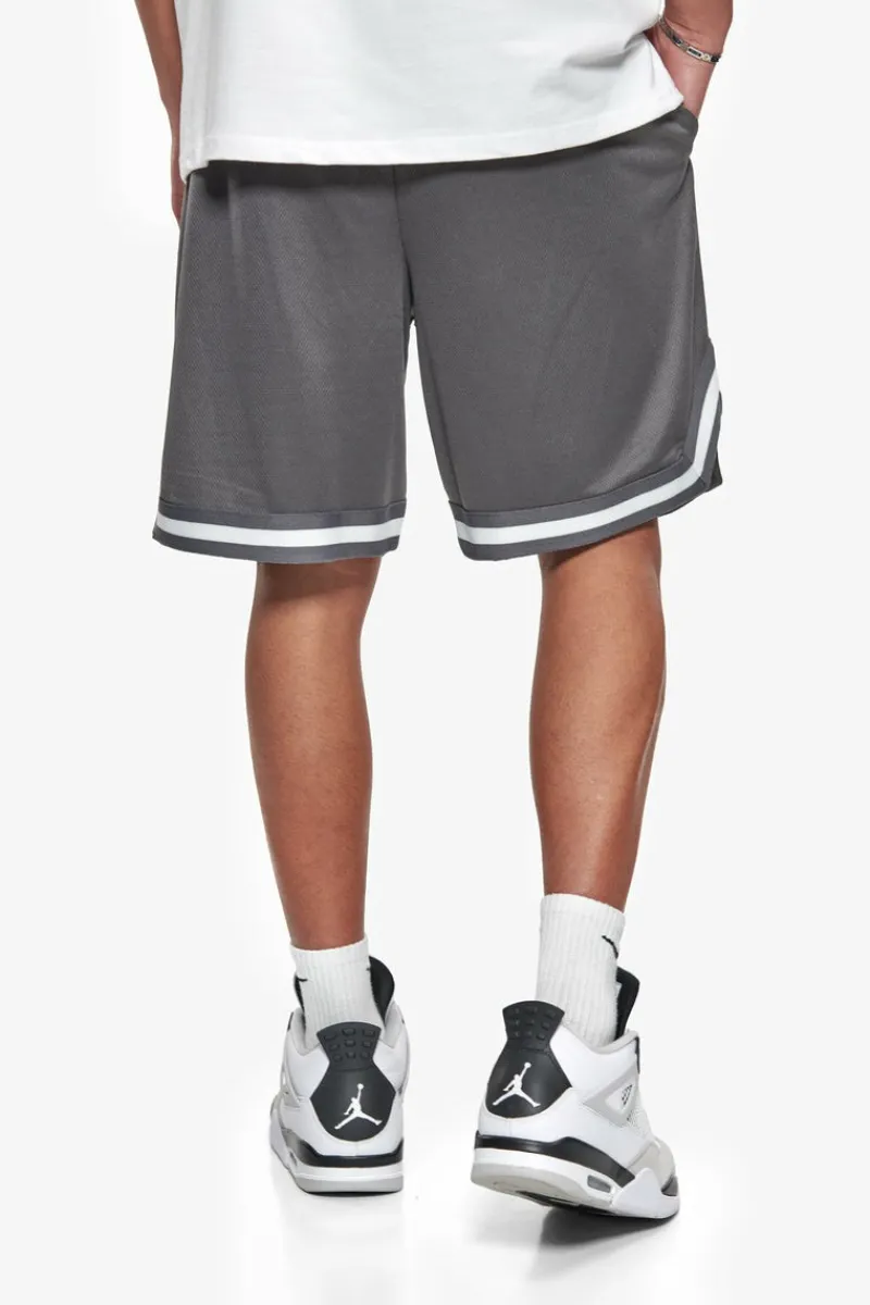 Shorts<Dropsize Logo Mesh Short Steel Grey