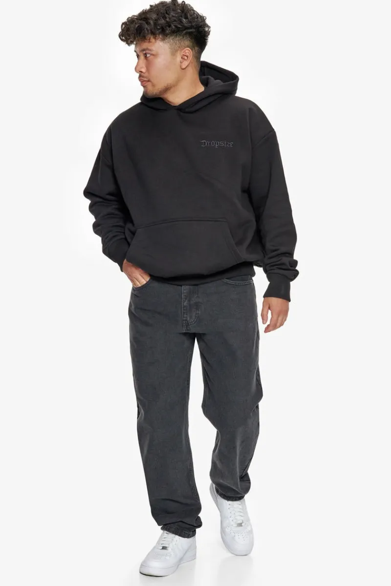 Jeans<Dropsize Loose Fit Charcoal Jeans