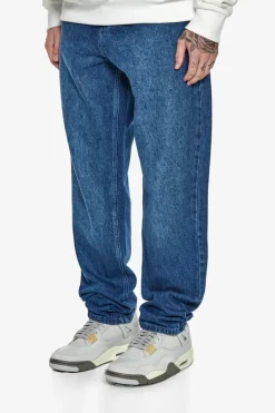 Jeans<Dropsize Loose Fit Monogram Jeans Dark Blue