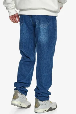 Jeans<Dropsize Loose Fit Monogram Jeans Dark Blue