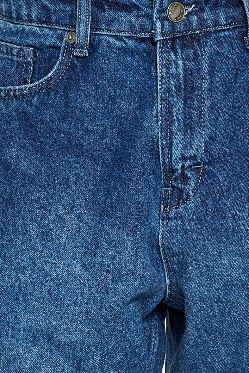 Jeans<Dropsize Loose Fit Monogram Jeans Dark Blue