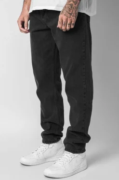 Jeans<Dropsize Loose Fit Washed Grey Jeans