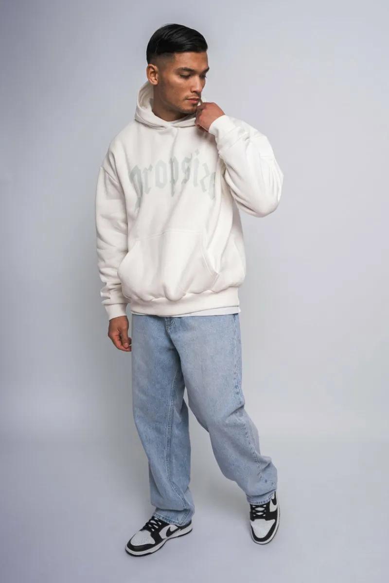 Hoodie<Dropsize Mint Logo Design Hoodie Cream White