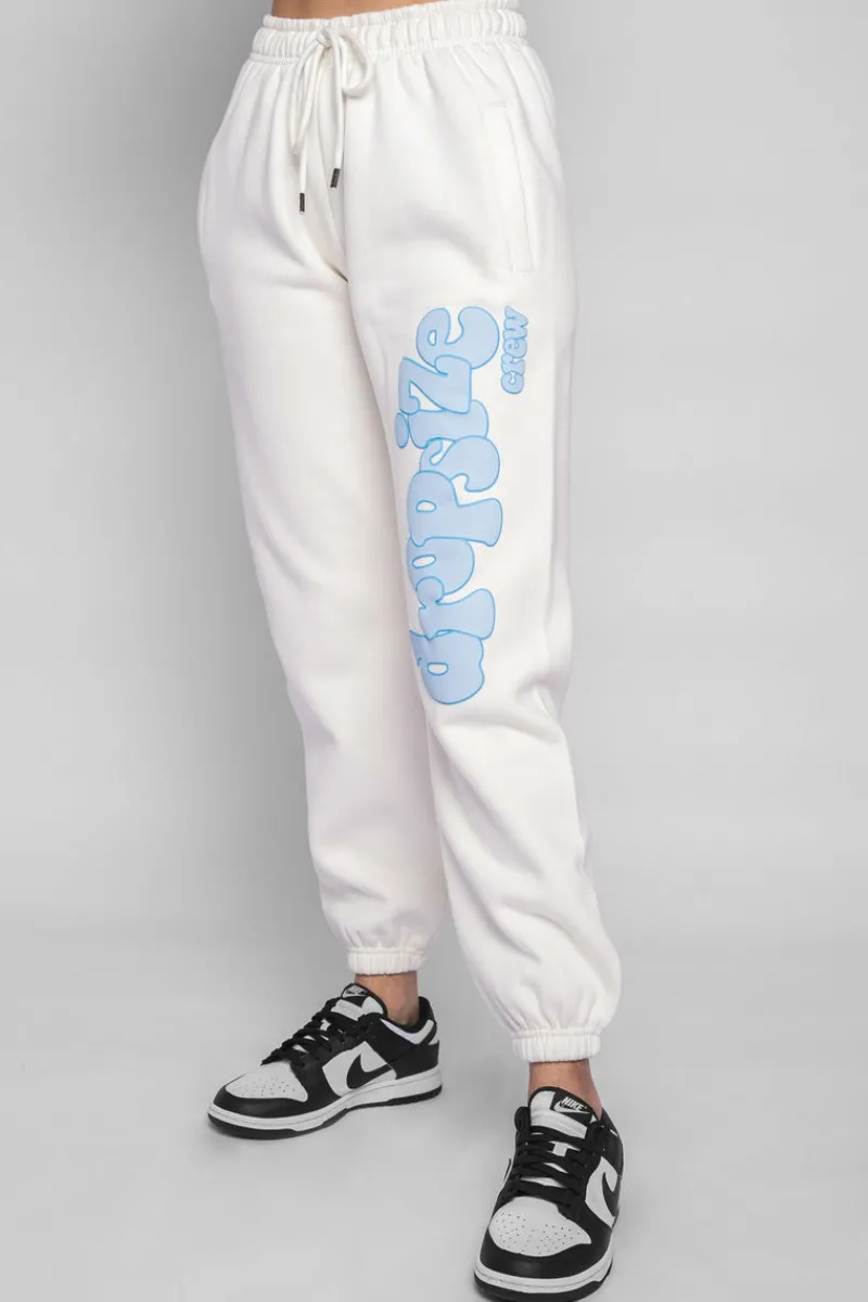 Frauen<Dropsize Puffer Print Jogger Baby Blue Cream White