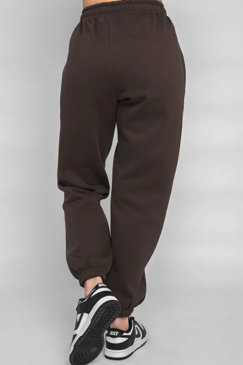 Frauen<Dropsize Puffer Print Jogger Pink Chocolate Brown