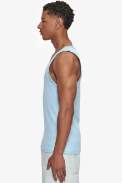 T-Shirt<Dropsize Rib Tank Top Baby Blue