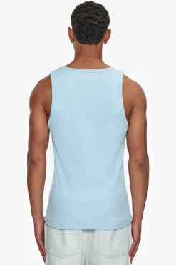 T-Shirt<Dropsize Rib Tank Top Baby Blue