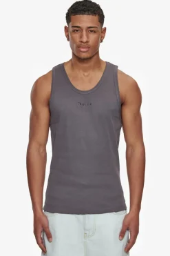 T-Shirt<Dropsize Rib Tank Top Grey