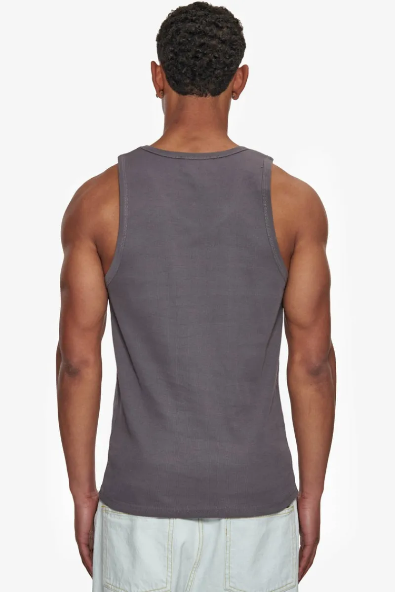 T-Shirt<Dropsize Rib Tank Top Grey