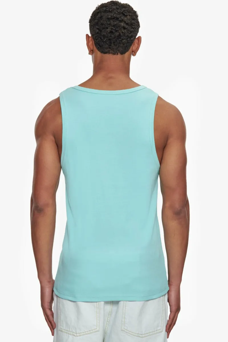 T-Shirt<Dropsize Rib Tank Top Turquoise