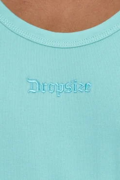 T-Shirt<Dropsize Rib Tank Top Turquoise