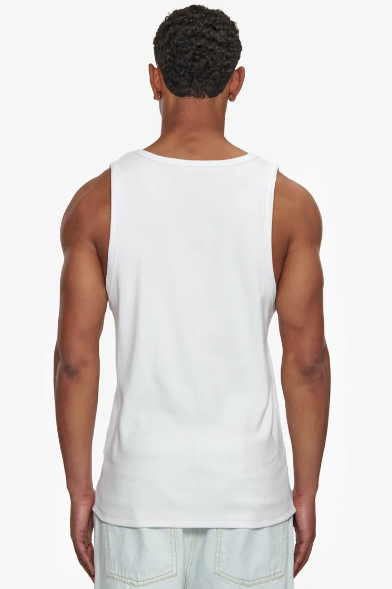 T-Shirt<Dropsize Rib Tank Top White