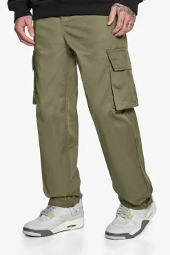Cargos<Dropsize Single Cargo Pocket Workwear Pants Olive