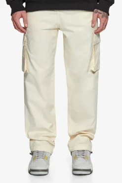Cargos<Dropsize Single Cargo Pocket Workwear Pants Cream