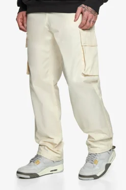 Cargos<Dropsize Single Cargo Pocket Workwear Pants Cream