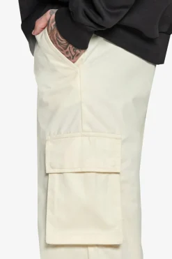 Cargos<Dropsize Single Cargo Pocket Workwear Pants Cream