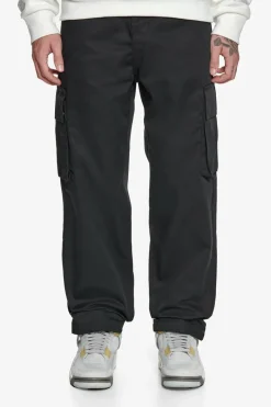 Cargos<Dropsize Single Cargo Pocket Work Wear Pants Black