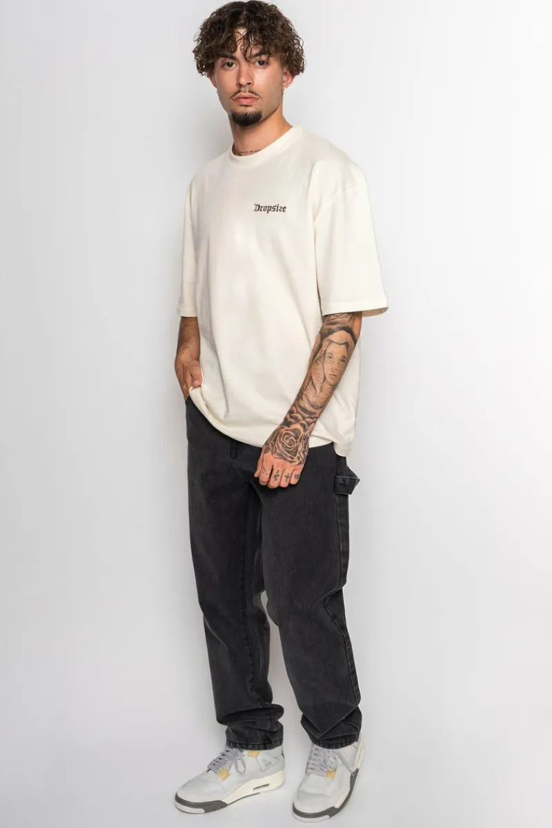 Jeans<Dropsize Straight Fit Jeans Washed Grey