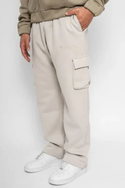 Cargos<Dropsize Straight Leg Cargo Sweat Pants Moon Beam