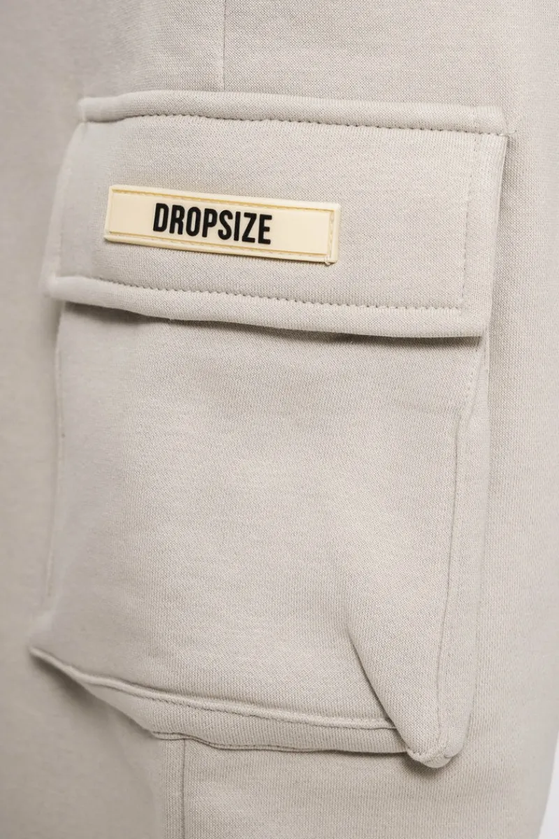 Cargos<Dropsize Straight Leg Cargo Sweat Pants Moon Beam