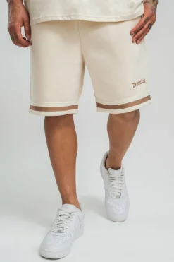 Shorts<Dropsize Stripe Short V2 Coconut/ Brown