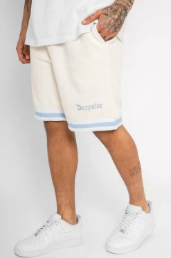 Shorts<Dropsize Stripe Short V2 Creme Babyblue