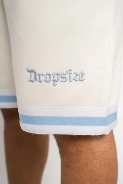 Shorts<Dropsize Stripe Short V2 Creme Babyblue