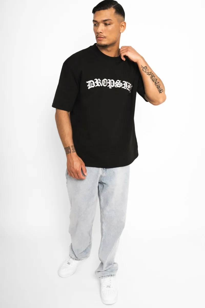T-Shirt<Dropsize Super Heavy Front Embo T-Shirt Black