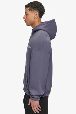Zipper<Dropsize Super Heavy Overisze Blank Zip Hoodie Granite
