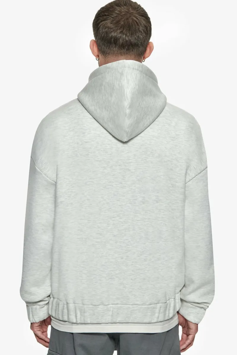 Zipper<Dropsize Super Heavy Oversized Zip-Hoodie Light Grey