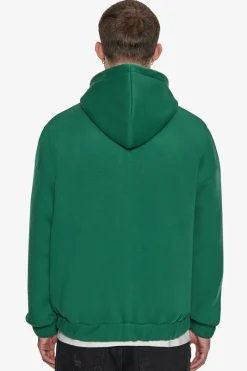 Zipper<Dropsize Super Heavy Oversized Zip-Hoodie Washed Green