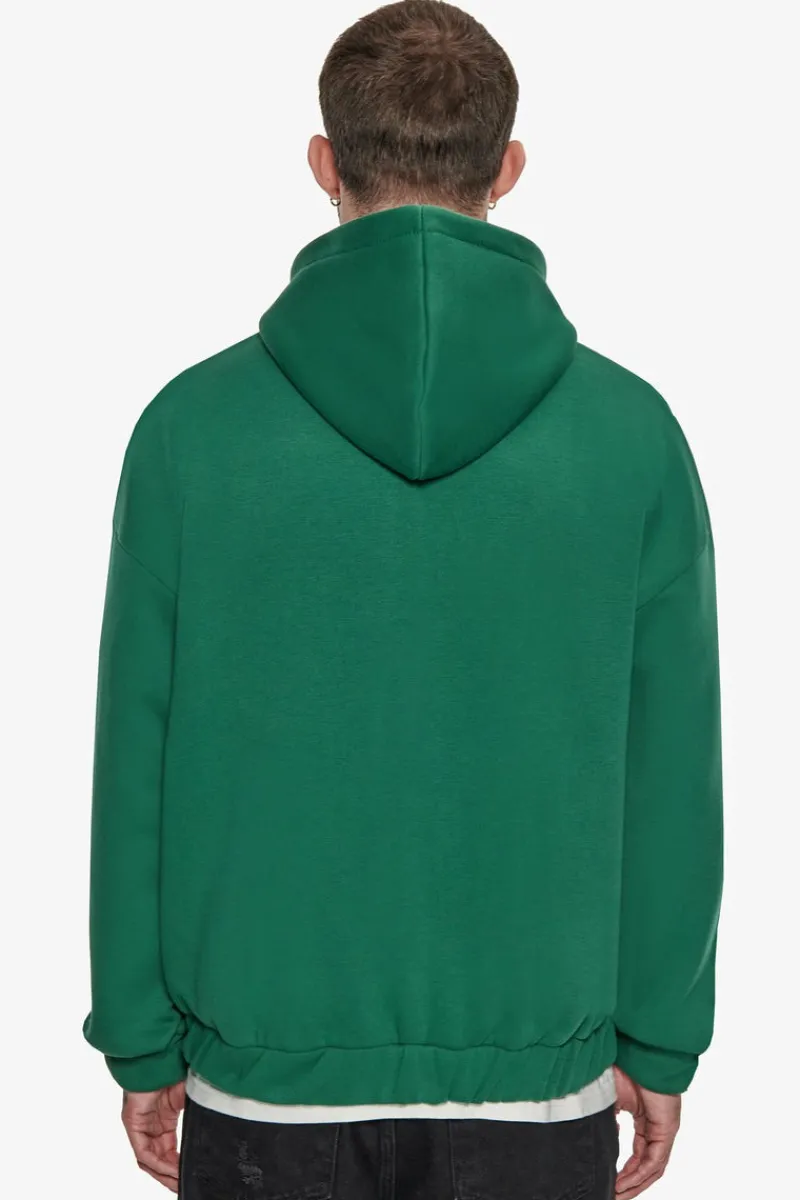 Zipper<Dropsize Super Heavy Oversized Zip-Hoodie Washed Green