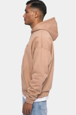 Zipper<Dropsize Super Heavy Oversized Zip-Hoodie Beige