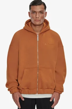 Zipper<Dropsize Super Heavy Oversized Zip-Hoodie Pumpkin Spice