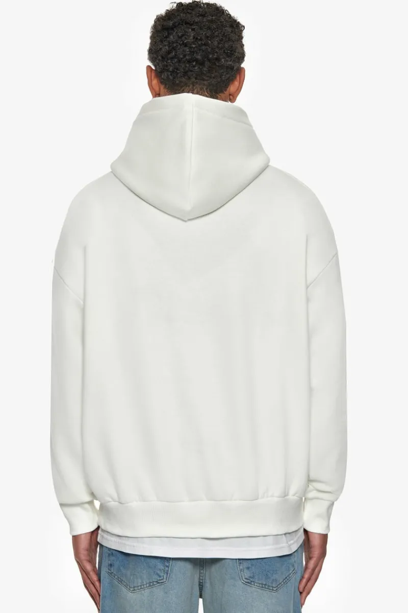 Hoodie<Dropsize Super Heavy Oversize Embo Hoodie Cream Bordeaux