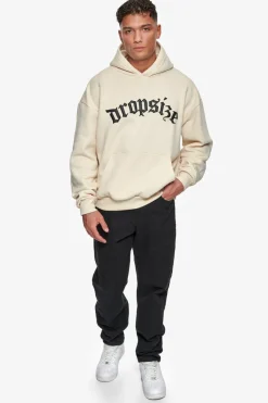 Hoodie<Dropsize Super Heavy Oversize Future Is Ours Hoodie Coconut/Black