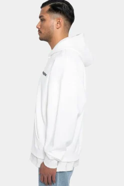 Zipper<Dropsize Super Heavy Oversize Logo Zip Hoodie Washed White