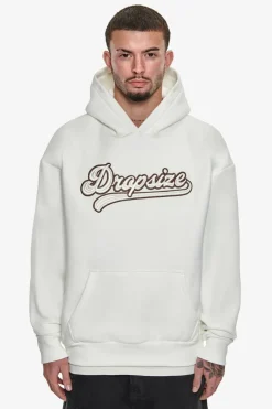 Hoodie<Dropsize Super Heavy Oversize Smooth Logo Hoodie Cream White