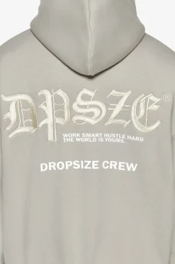 Zipper<Dropsize Super Heavy Oversize Work Smart Zip-Hoodie Pumice Stone