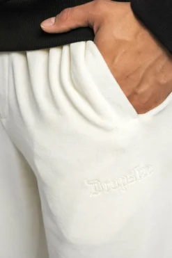 Jogging<Dropsize Velours Pant Cream White