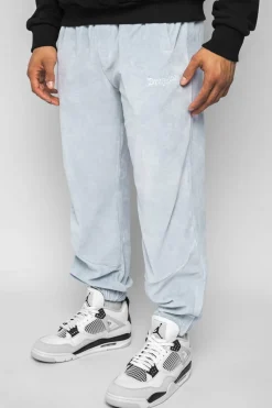 Jogging<Dropsize Velours Pant Washed Baby Blue